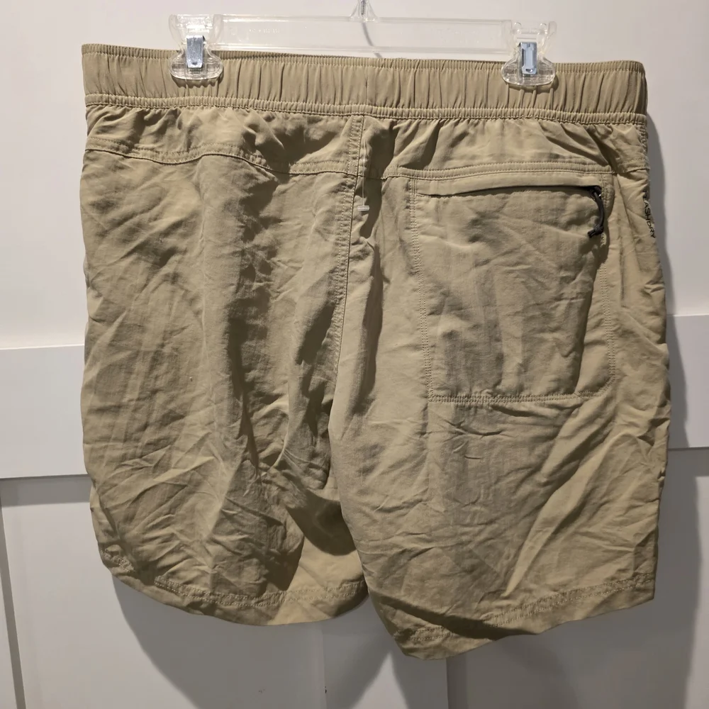 The North Face Men's Tan Swim Trunks Shorts L Gorpcore Outdoor Beach Vacation